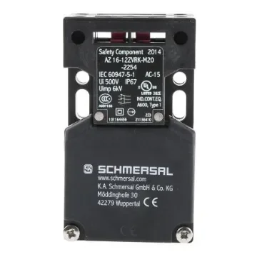 Schmersal AZ16 Safety Interlock Switch, 2NC/1NO, Keyed, Glass Fibre Reinforced Thermoplastic - AZ16-12ZVRK-M20-2254 product image
