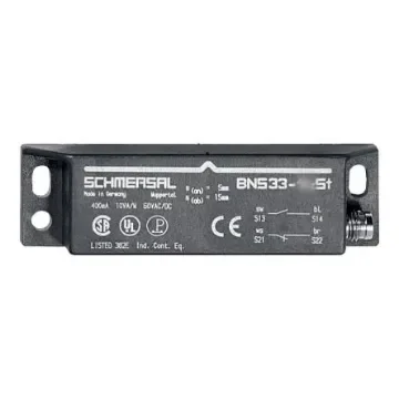 Schmersal BNS33 Series Magnetic Safety Switch, 100V ac/dc, Plastic Housing, NO/NC, M8 - BNS 33-11Z-ST product image