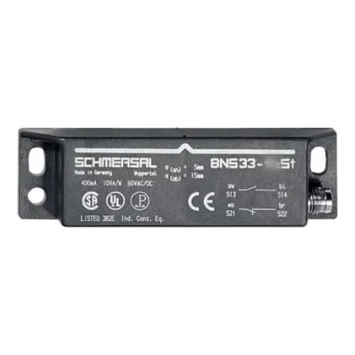 Schmersal BNS33 Series Magnetic Safety Switch, 100V ac/dc, Plastic Housing, NO/NC, M8 - BNS 33-11Z-ST product image