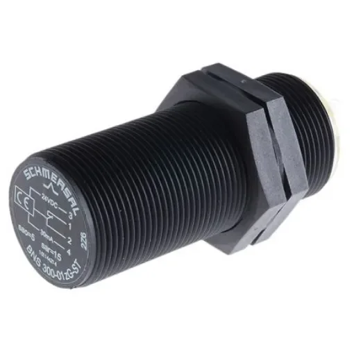 Schmersal BNS300 Series Magnetic Non-Contact Safety Switch, 24V dc, Plastic Housing, NC, M12 - BNS 300-01ZG-ST product image
