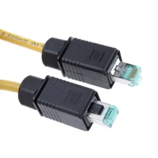 HARTING, 20m Cat6, Green RJ45 to Male RJ45 Male, U/FTP Shielded, Terminated PVC Sheath - 09457451553 product image