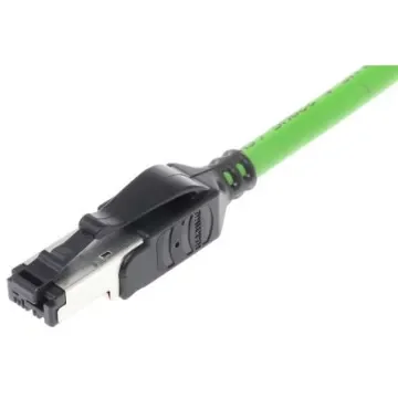 HARTING, 3m Cat5, Green RJ45 to Male RJ45 Male, U/FTP Shielded, Terminated PVC Sheath - 09457711125 product image