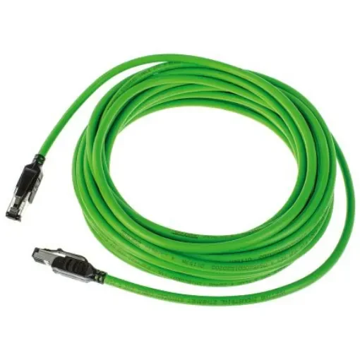 HARTING, 10m Cat5, Green RJ45 to Male RJ45 Male, U/FTP Shielded, Terminated PVC Sheath - 09457711151 product image