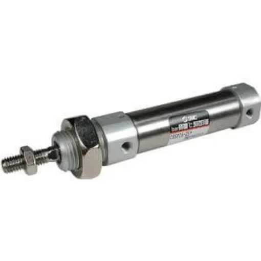 SMC Pneumatic Roundline Cylinder - 12mm Bore, 25mm Stroke, C85 Series, Single Acting - CD85N12-25S-B product image