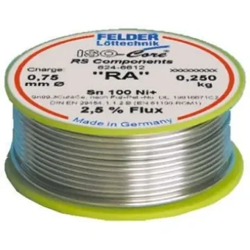 Felder Lottechnik Wire, 0.75mm Lead Free Solder, 227°C Melting Point - 551894072037 product image