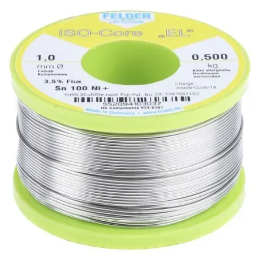 Felder Lottechnik Wire, 1mm Lead Free Solder, 227°C Melting Point - 552094103037 product image