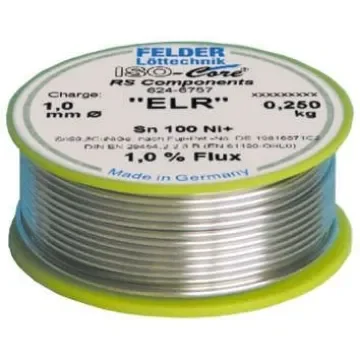 Felder Lottechnik Wire, 1mm Lead Free Solder, 227°C Melting Point - 5540941020 1037 product image