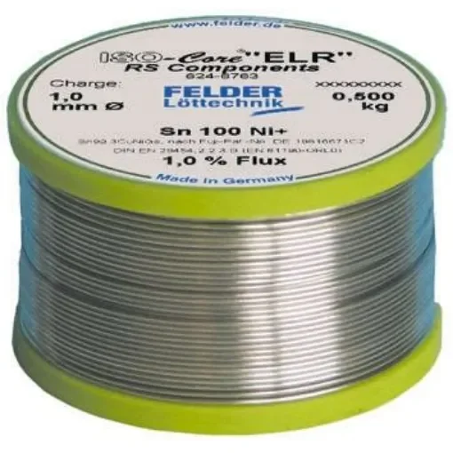 Felder Lottechnik Wire, 1mm Lead Free Solder, 227°C Melting Point - 5540941030 1037 product image