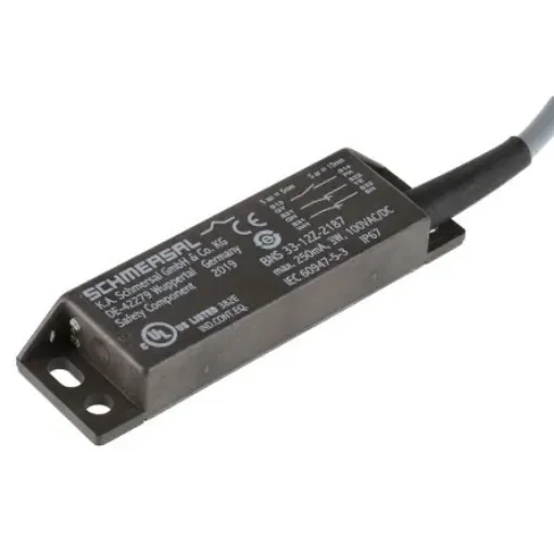 Schmersal BNS33 Series Magnetic Safety Switch, 120V ac/dc, Plastic Housing, Cable - BNS 33-12Z-2187-2M product image