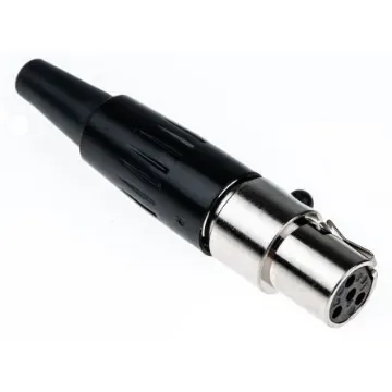 Switchcraft Cable Mount XLR Connector, Female, 125 V ac, 4 Way, Silver Plating - TA4FX product image
