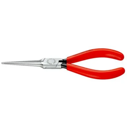 Knipex 31 11 Long Nose Pliers, 160 mm Overall, Straight Tip, 55mm Jaw - 31 11 160 product image