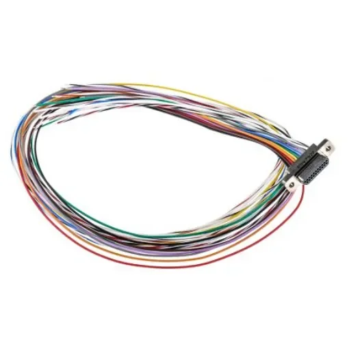 Glenair MWDM 21 Way Cable Mount D-sub Connector Plug - MWDM2L-21P-6E5-18B product image