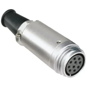 Hirose Circular Connector, 10 Contacts, Cable Mount, Miniature Connector, Socket, Female, RM Series - RM15TJD-10S(76) product image