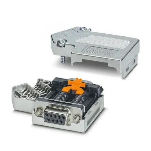 Phoenix Contact SUBCON-PLUS-CAN/PG 9 Way Cable Mount D-sub Connector Male/Female, 2.77mm Pitch - 2708119 product image