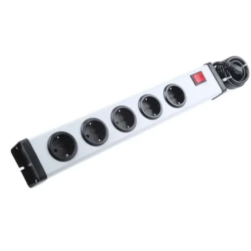 Bodo Ehmann Type F - German Schuko 5 Gang Power Distribution Unit, 1.5m Cable, 16A, 250 V - 0201X00052301 product image