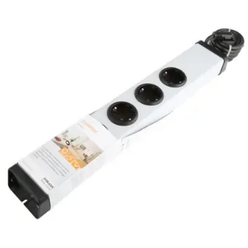 Bodo Ehmann Type F - German Schuko 5 Gang Power Distribution Unit, 1.5m Cable, 16A, 250 V - 0200X00052301 product image