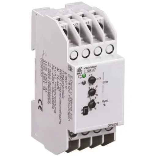 Dold Frequency Monitoring Relay, SPDT, DIN Rail - IL9837.11 5-200Hz UH=230V product image