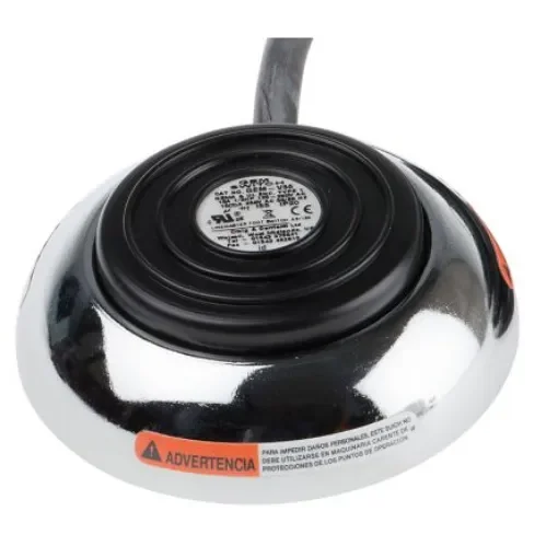 RS PRO Light Duty Momentary Foot Switch - Chrome Plated Zinc Case Material, SP-CO, 10 A @ 250 V ac Contact Current, - 6566635 product image