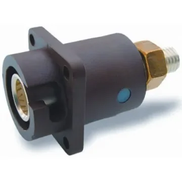 ITT Cannon, Veam Snaplock IP67 Brown Panel Mount 1P Mains Connector Socket, Rated At 250A, 1.0 kV - SNPF-S-TP-BN product image