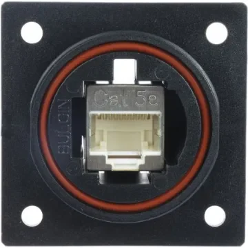 Bulgin Buccaneer Series Female RJ45 Connector, Flange Mount, Cat5e Straight 1 Port 8 -Way - PX0870 product image