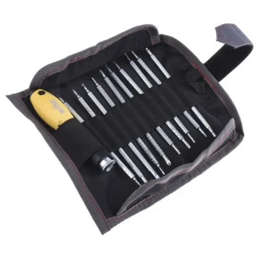 Wiha Hexagon; Phillips; Slotted; Torx Interchangeable Screwdriver Set, 11-Piece, ESD-Safe - 31499 product image