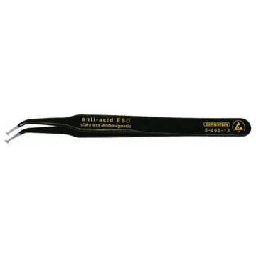 Bernstein 120 mm, Stainless Steel, ESD Tweezers - 5-066-13 product image