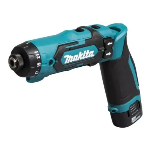 Makita DF012DSE 7.2V Electric Screwdriver, Euro Plug product image