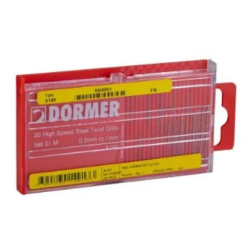 Dormer 20-Piece Drill Bit Set, for use with Miniature Drills - A191 31M product image