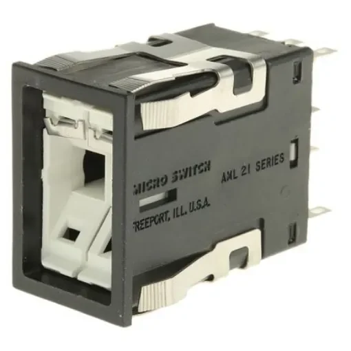 Honeywell Push Button Switch, Latching, Panel Mount, DPDT - AML21GBA2AD product image