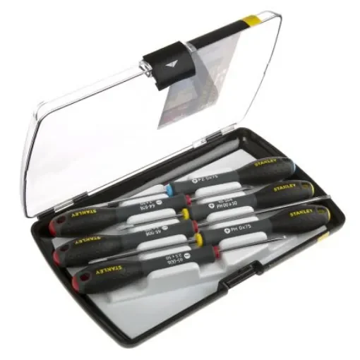 Stanley Phillips; Pozidriv; Slotted Precision Screwdriver Set, 6-Piece - 0-65-492 product image