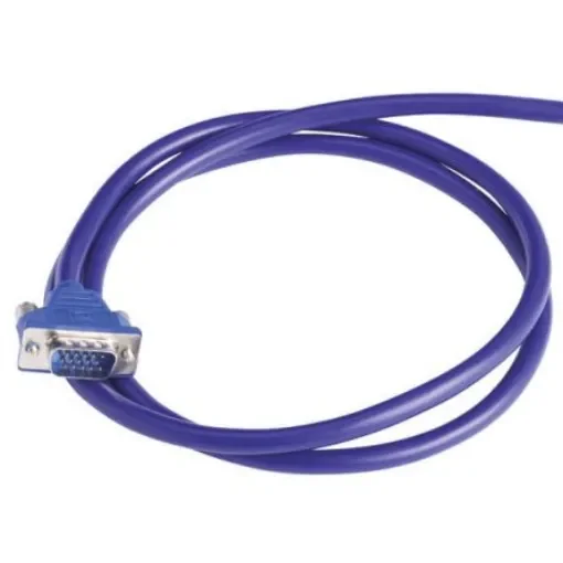 RS PRO Male VGA to Female VGA Cable, 10m Blue - 6659544 product image
