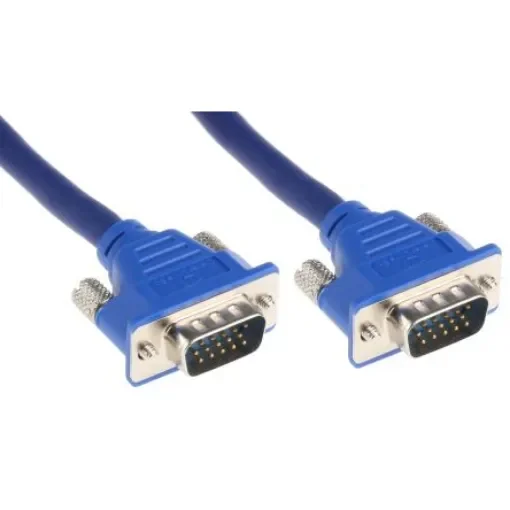 RS PRO Male VGA to Male VGA Cable, 15m Blue - 6659566 product image