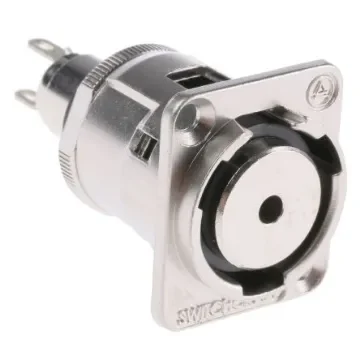 Switchcraft Jack Connector 3.5 mm Panel Mount Stereo Socket - EH35MMSSCPKG product image