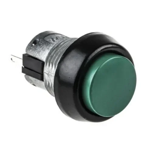ITW Switches 76-94 Series Push Button Switch, Momentary, Panel Mount, 22mm Cutout, SPDT, Clear LED, 250V ac, IP67 - 76-9420/439088G product image