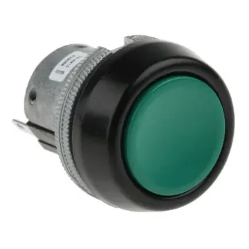 ITW Switches 76-94 Series Push Button Switch, Momentary, Panel Mount, 22mm Cutout, SPDT, Clear LED, 250V ac, IP67 - 76-9410/439088G product image