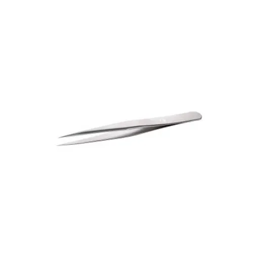 ideal-tek 110 mm, Stainless Steel, Short; Very Sharp, Tweezers - 3C.SA product image
