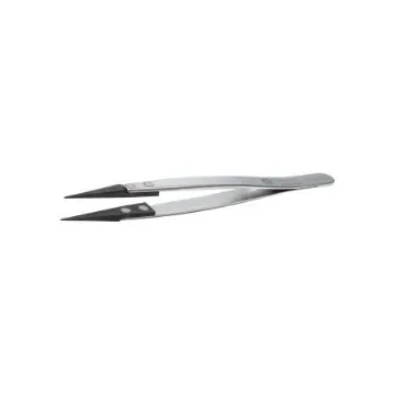 ideal-tek 130 mm, Stainless Steel; Plastic Tipped, ESD Tweezers - 259CF.SA product image