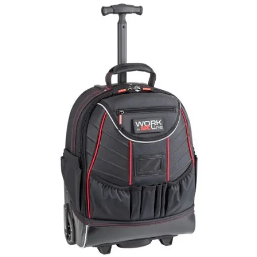 GT Line Fabric Wheeled Bag with Shoulder Strap 340mm x 150mm x 440mm - TOOL TROLLEY 01 product image