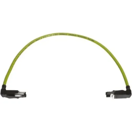HARTING, 2m Cat5, Green RJ45 to Male RJ45 Male, U/FTP Shielded, Terminated PVC Sheath - 09470304026 product image