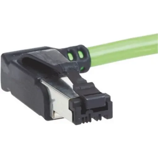 HARTING, 2m Cat5, Green RJ45 to Male Unterminated, U/FTP Shielded, Terminated PVC Sheath - 09470500026 product image