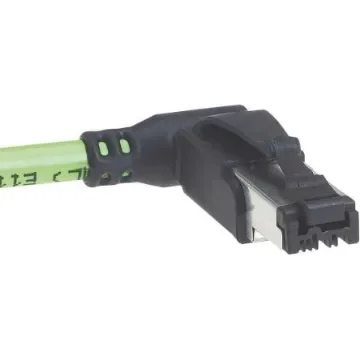 HARTING, 2m Cat5, Green RJ45 to Male Unterminated, U/FTP Shielded, Terminated PVC Sheath - 09470600026 product image