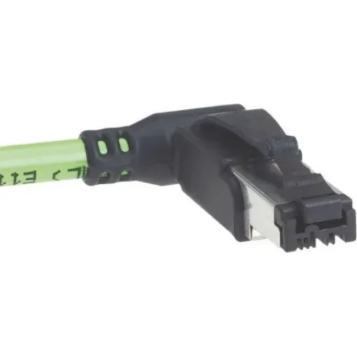 HARTING, 2m Cat5, Green RJ45 to Male Unterminated, U/FTP Shielded, Terminated PVC Sheath - 09470600026 product image