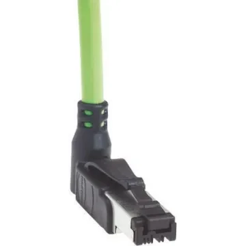 HARTING, 1m Cat5, Green RJ45 to Male Unterminated, U/FTP Shielded, Terminated PVC Sheath - 09470300024 product image