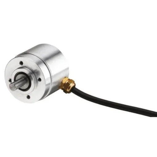 Hengstler AC36 Series Absolute Absolute Encoder, Gray, SSI Signal, Solid Type, 10mm Shaft - 0541115 product image
