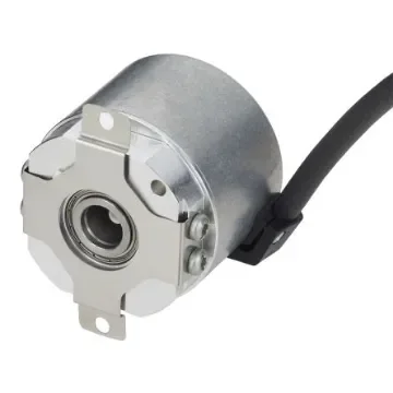 Hengstler AD36 Series Absolute Absolute Encoder, 2048 ppr, Gray, SSI Signal, Hollow Type, 8mm Shaft - AD36/1213EF.0RSCB product image