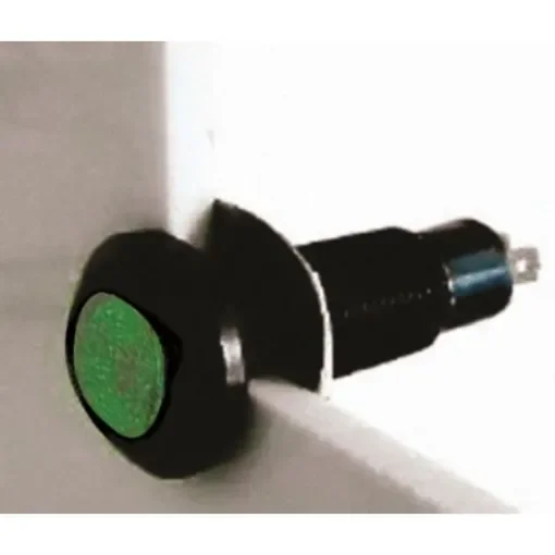 Marl Green Panel Mount Indicator, 110V ac, 8.1mm Mounting Hole Size, Solder Tab Termination, IP67 - 698-532-75 product image