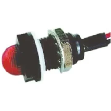 Marl Red Panel Mount Indicator, 2V dc, 8.5mm Mounting Hole Size, Lead Wires Termination, IP68 - 665-501-04-50 product image