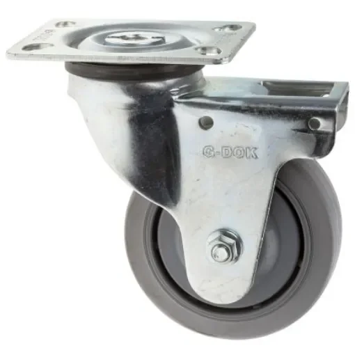 RS PRO Swivel Castor Wheel, 75kg Capacity, 100mm Wheel - 6667567 product image