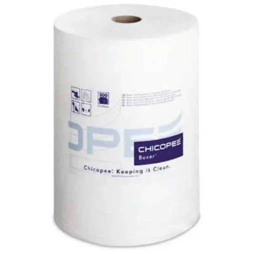 Chicopee Boxer Dry Multi-Purpose Wipes, Roll of 300, 370 x 330mm - Boxer 8458001 product image