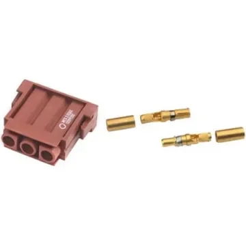 EPIC Heavy Duty Power Connector Module, Male, MC Coax, MCS Series, 3 Contacts - 10399200 + 11214200 product image